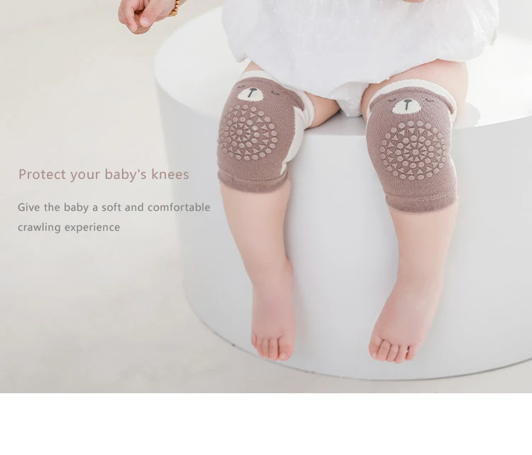New Arrival Baby Knee Pads Summer Thin Cartoon Kids Knee Pads Protective Newborn Knee Pads Crawling Anti-Slip Knee Pads For Baby