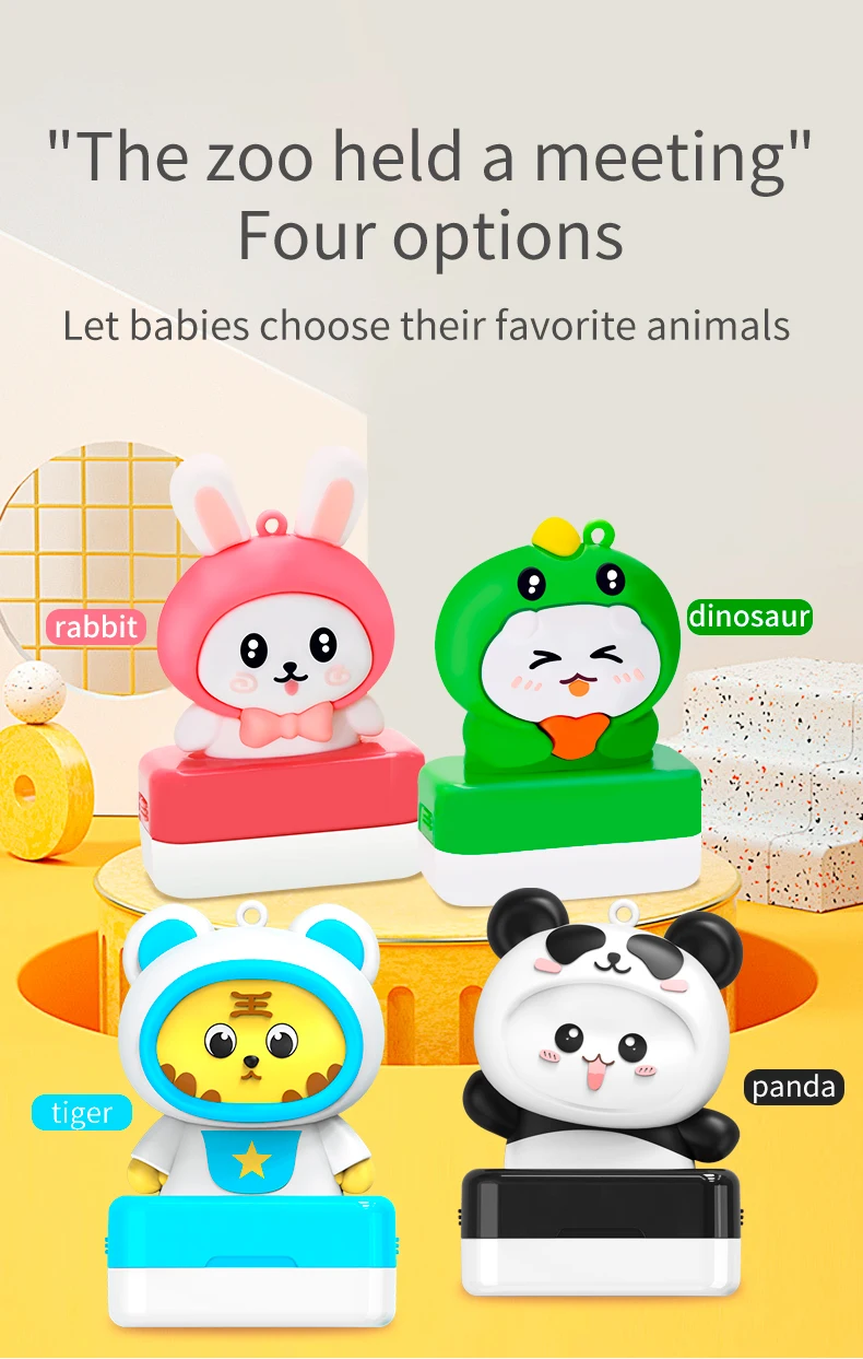 Children's Seal Stamp Toy Baby Student Clothes Chapter Custom School Name Word Waterproof Wash Not Faded Sello Personalizado