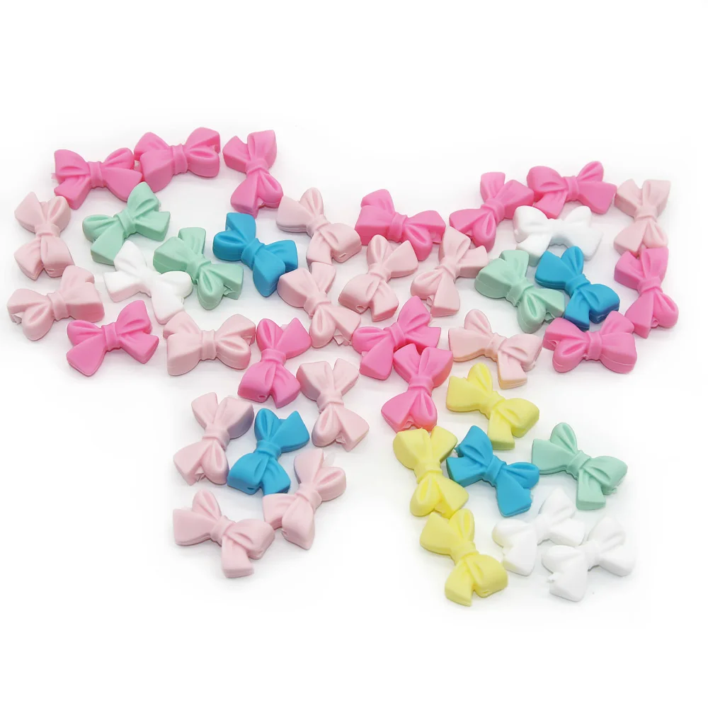 Cute-idea 10M Nylon Cord Colorful Silicone Beads Teething Products DIY Pacifier Chain Baby Teethers Toy силиконовые бусины