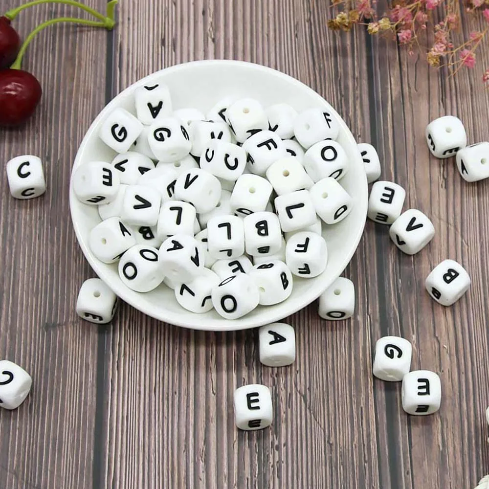 Cute-idea 10M Nylon Cord Colorful Silicone Beads Teething Products DIY Pacifier Chain Baby Teethers Toy силиконовые бусины