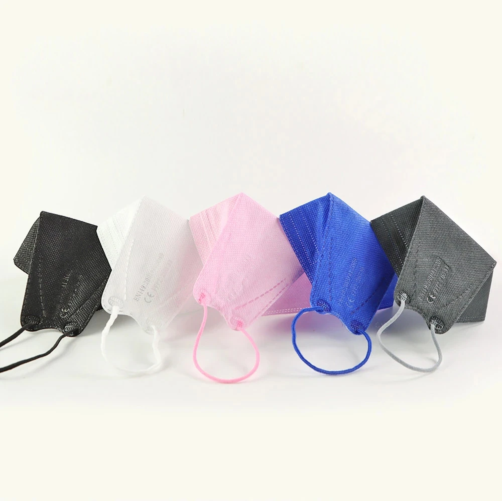 20PCS Adult Fish KN95 FFP2 Mask CE Approved Masks Dust Respirator Protective Face Masks Melt-blown Filtering Fast Delivery