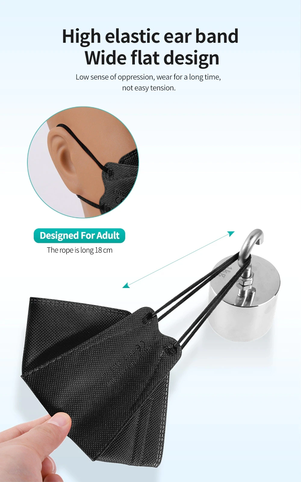 20PCS Adult Fish KN95 FFP2 Mask CE Approved Masks Dust Respirator Protective Face Masks Melt-blown Filtering Fast Delivery