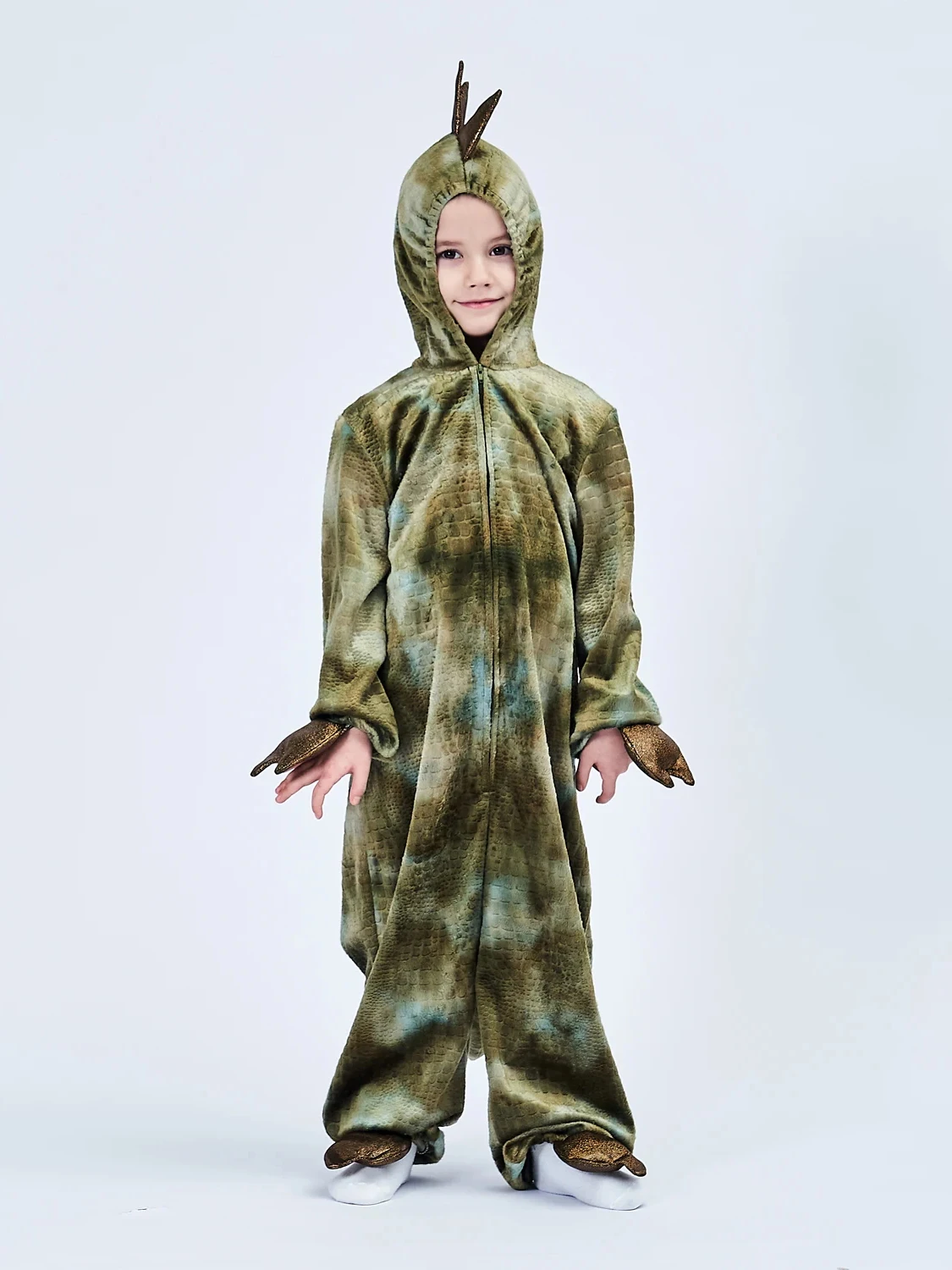 2-8Y Toddler Kids Child Dinosaur T-Rex Costume Cosplay for Boys Halloween Purim Party Disfraz Fantasia Dress Up Hoodie Jumpsuit