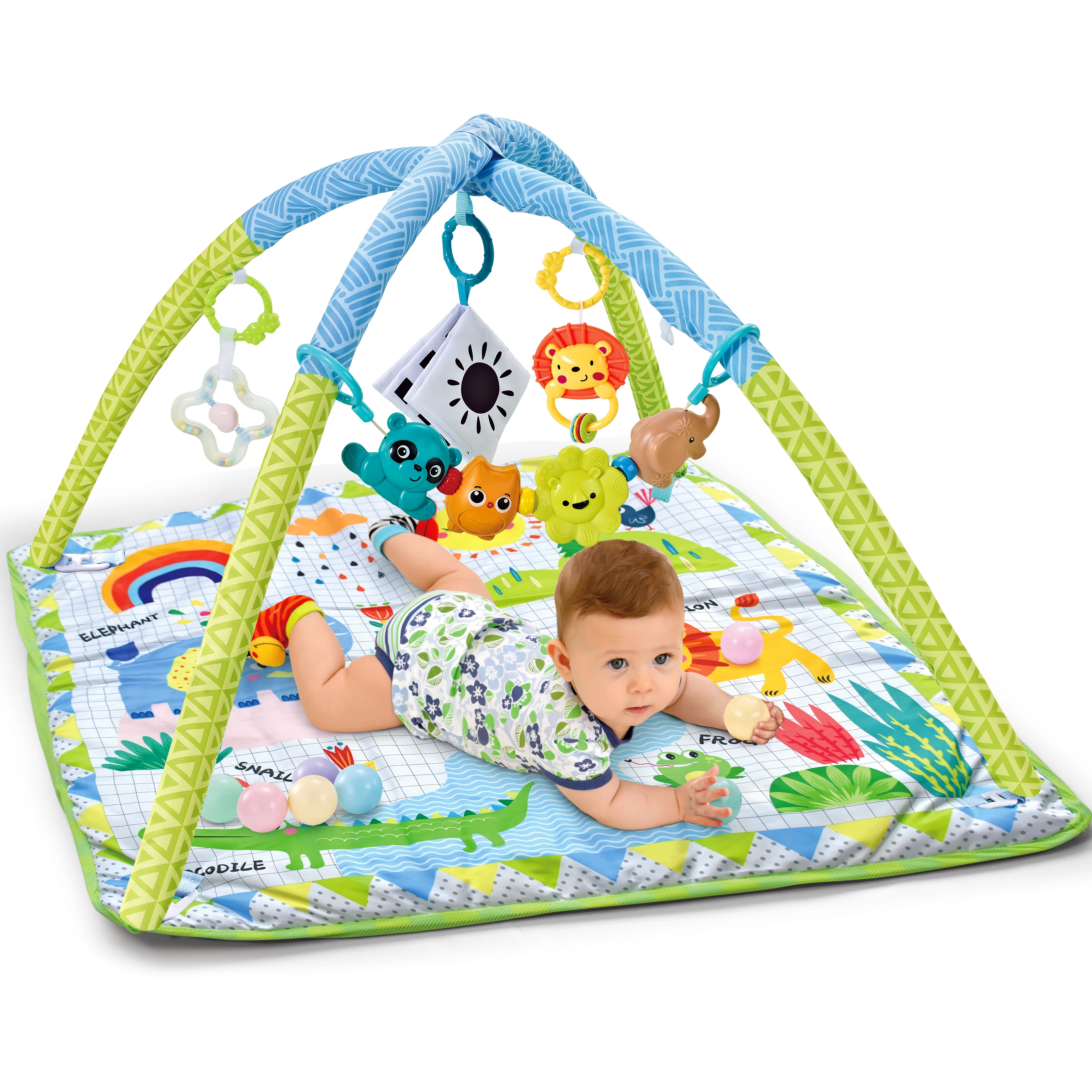 Multifunctional Baby Fitness Frame Baby Play Gym Play Mat Crawling Game Blanket Newborn Fitness Rack Toddler Mat Baby Toys Gift