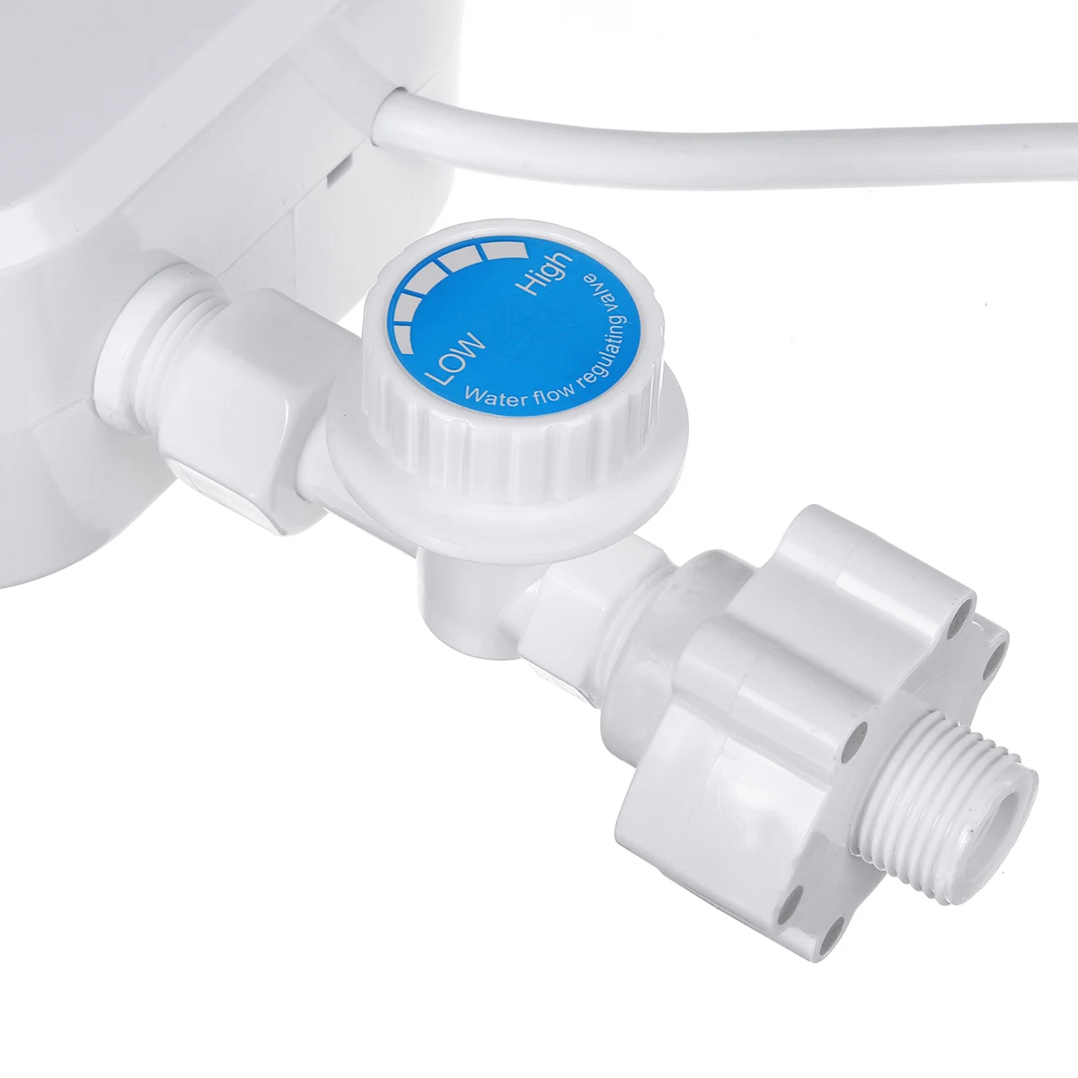 Electric Constant Temperature Water Heater Faucet Instant Heating LED Display Shower Tap Vertical Installation for Home