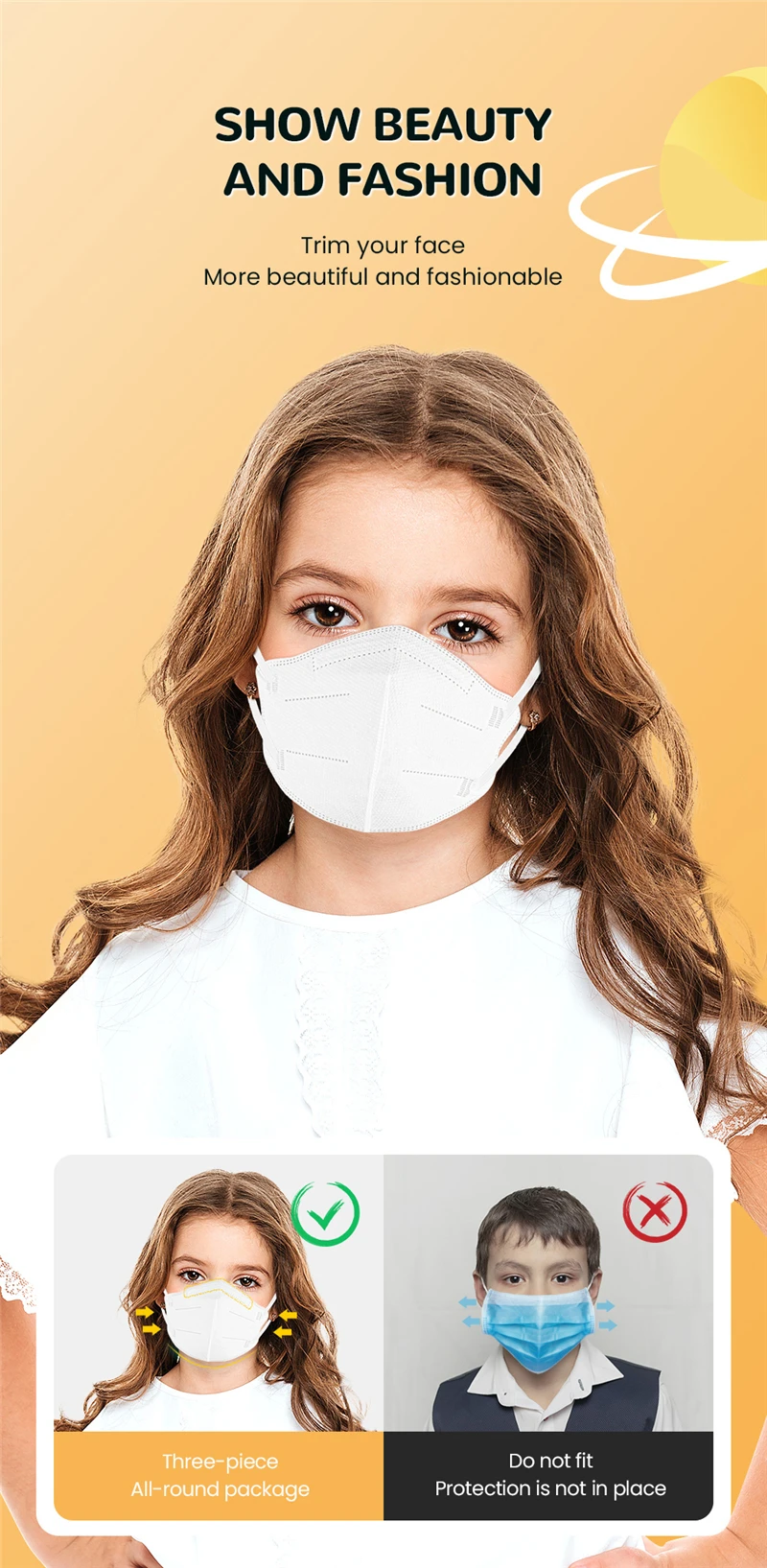 Kids Mask kn95 children ffp 2 Masks Child 3D KN 95 Kid Face mask ffp2 mask fpp2 Maskking kf94 mask mascara pff2 5-16 years