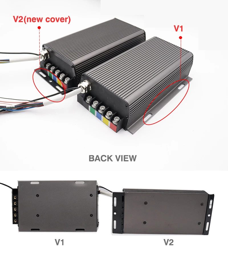 Sabvoton SVMC72200-APT Protocol 72V 200A 5KW Spoke In-wheel Motor Controller