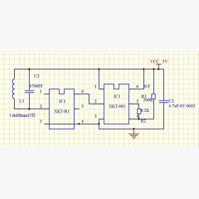 Ultra-small Receiving Wireless Power Supply Module Wireless Charging Module for Direct Charging of Micro Products Small Batterie