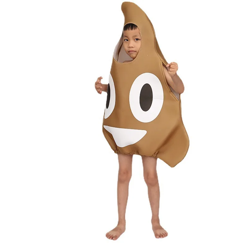 Kids Funny Party Halloween Costume Poop Stool Costume Stool Kids Cosplay Carnival Costume Stage Performance Outfi