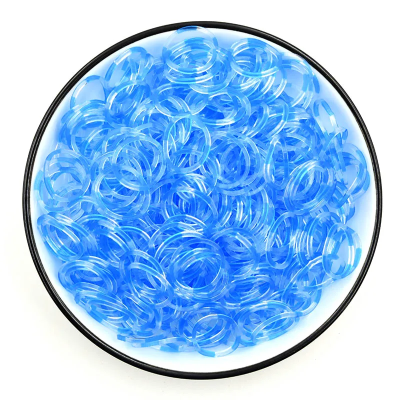 600Pcs Refill New Loom Rubber Bands Bracelet for Kids Hair Rubber Loom Bands Make Woven Colorful Necklace DIY Toy Children Gift