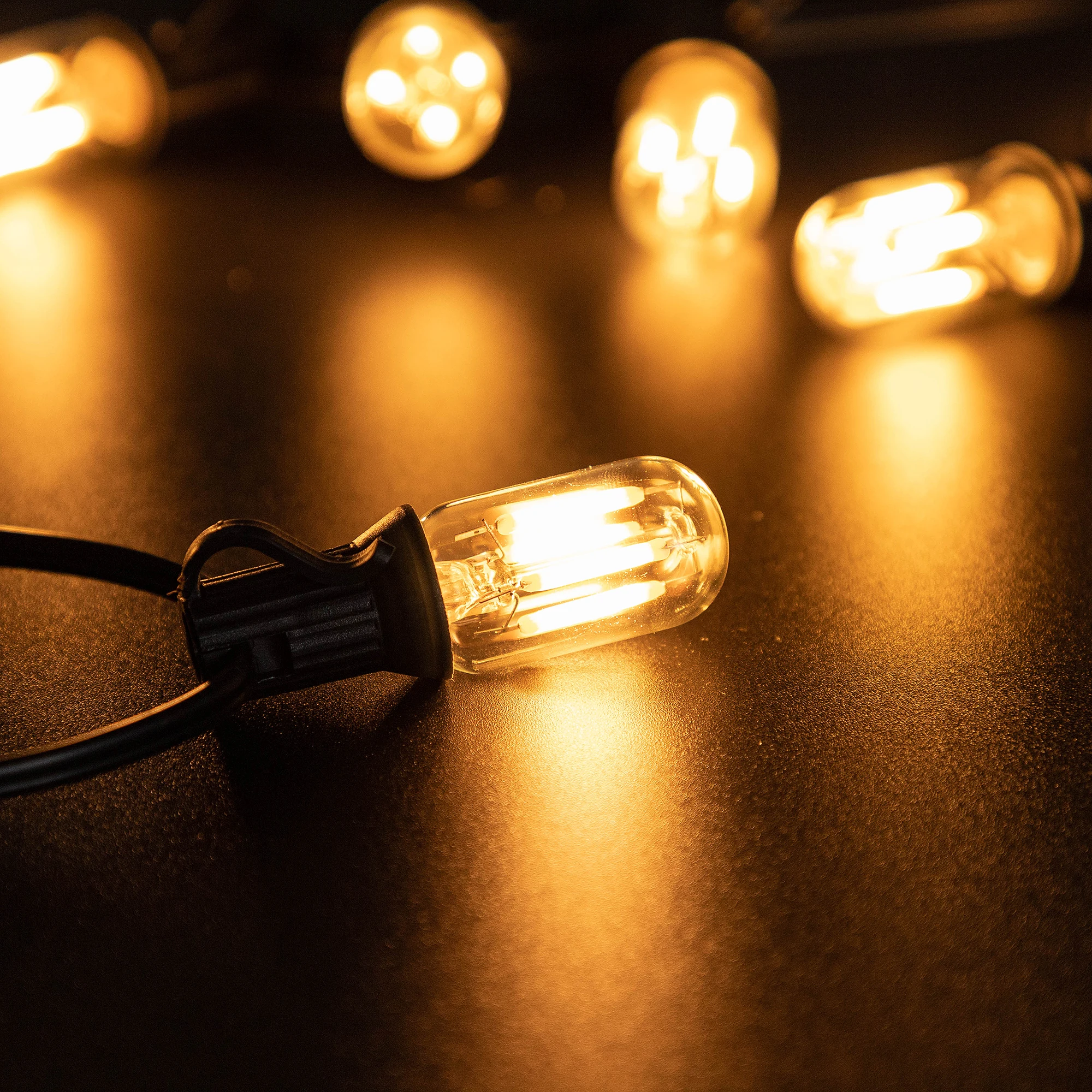 65FT Waterproof String Light IP45 Connectable Led Replacement Bulb T20 2W E12 Base EU Plug US Plug Outdoor Garden Garland Lights