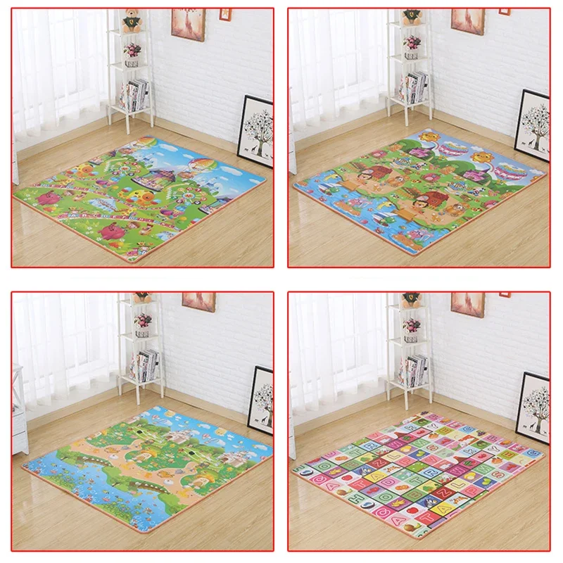 Kids Crawling Mats Baby Play Mat EPE Activity Gym Carpet Baby Game Carpet for Children Rug Floor Newborns Eva Foam Toys 120*90cm