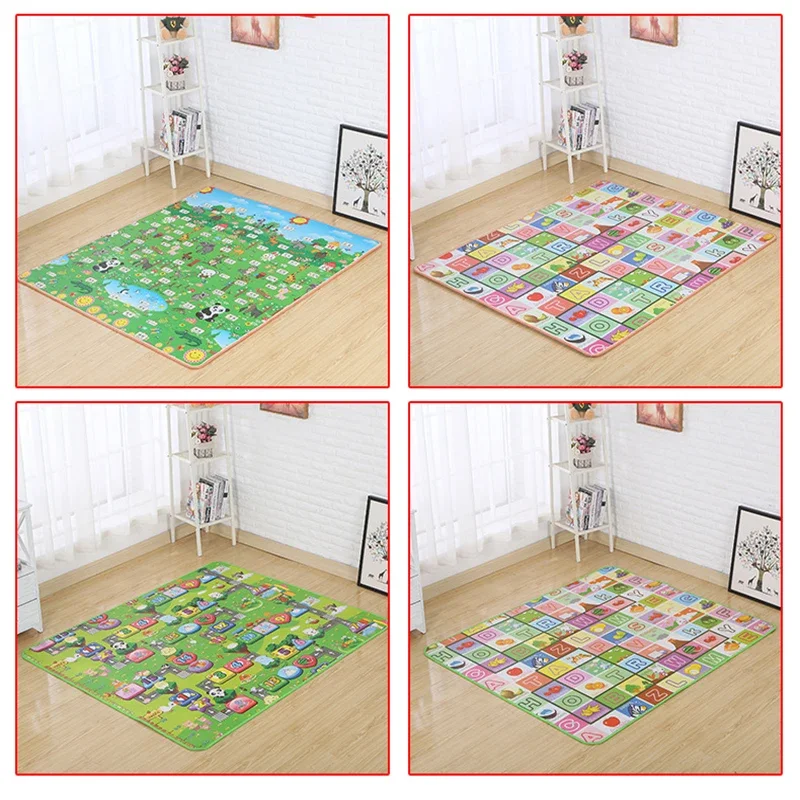 Kids Crawling Mats Baby Play Mat EPE Activity Gym Carpet Baby Game Carpet for Children Rug Floor Newborns Eva Foam Toys 120*90cm