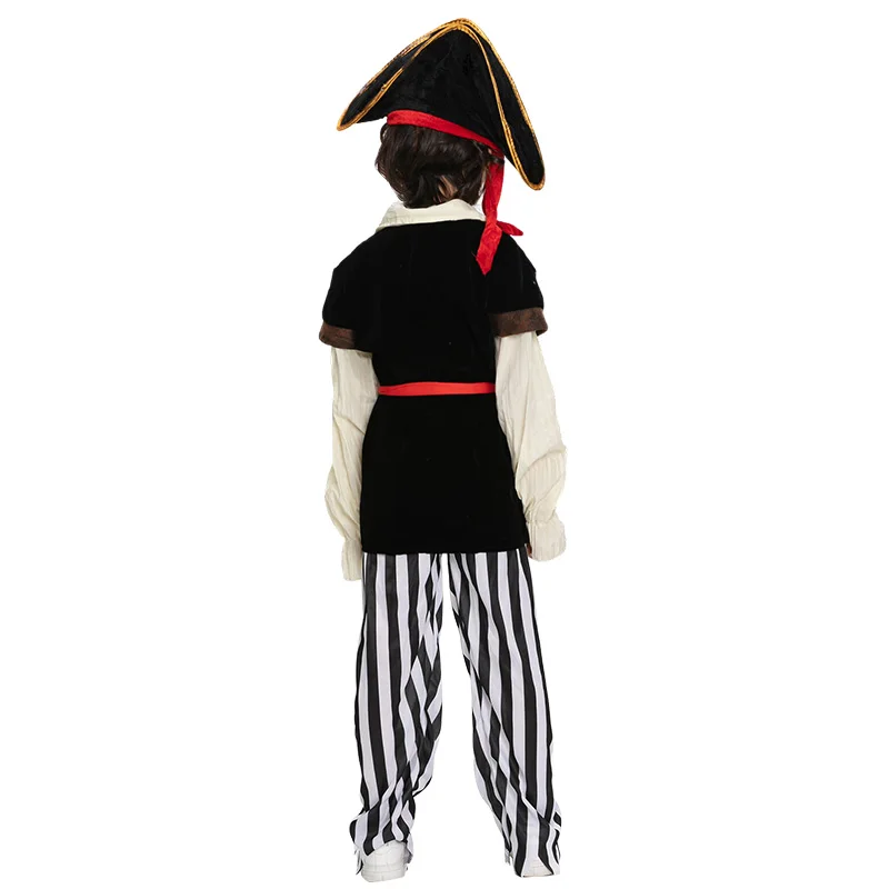 Children's Halloween Pirate Costumes for Boys Kids Children Pirate Costume Fantasia Infantil Cosplay Clothing