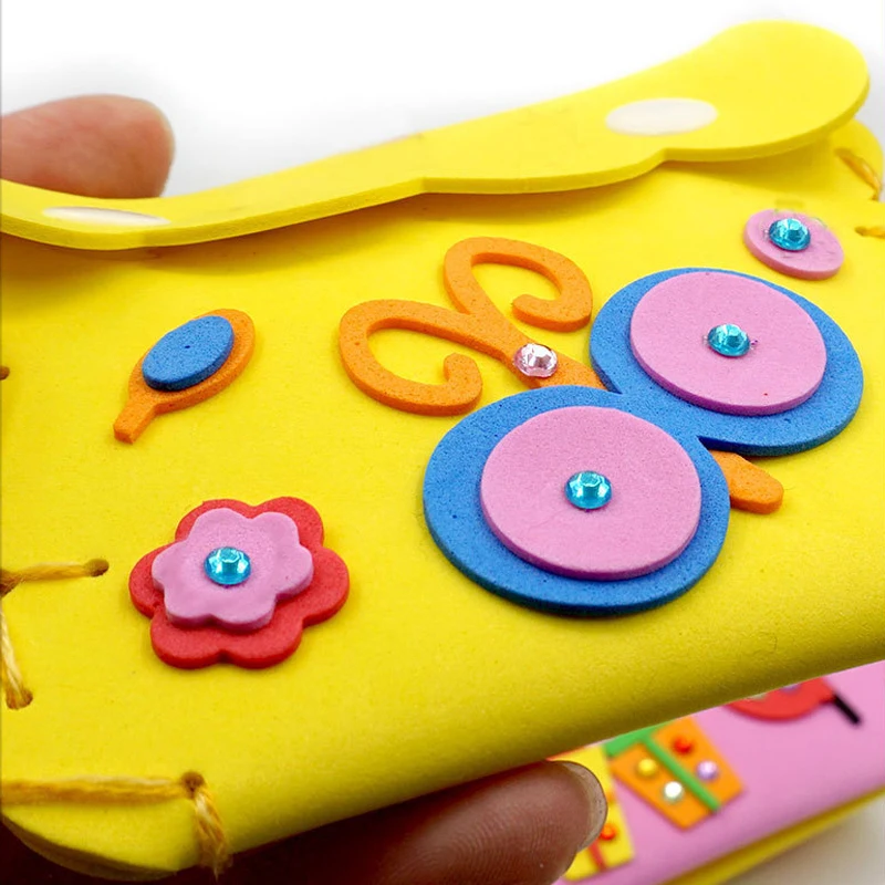 2/4/8Pcs Kids DIY Felt Sewing Kits Preschool Educational Handbag Children Craft Toys Felt with Safety for Boys Girls Beginners