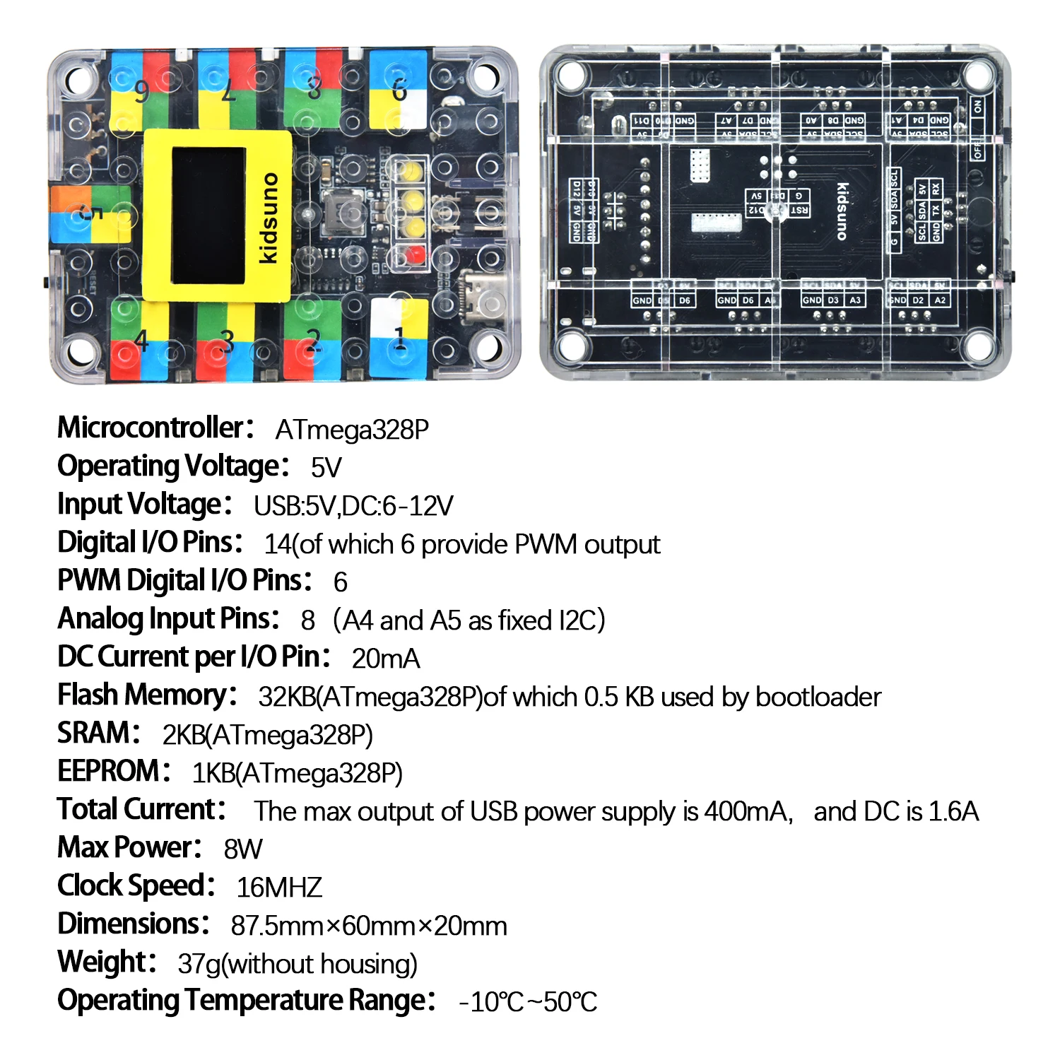 Kidsbits Smart Engineering Kit for Arduino Compatible With Lego Series Support Scratch Programming Study DIY Electronic Pack