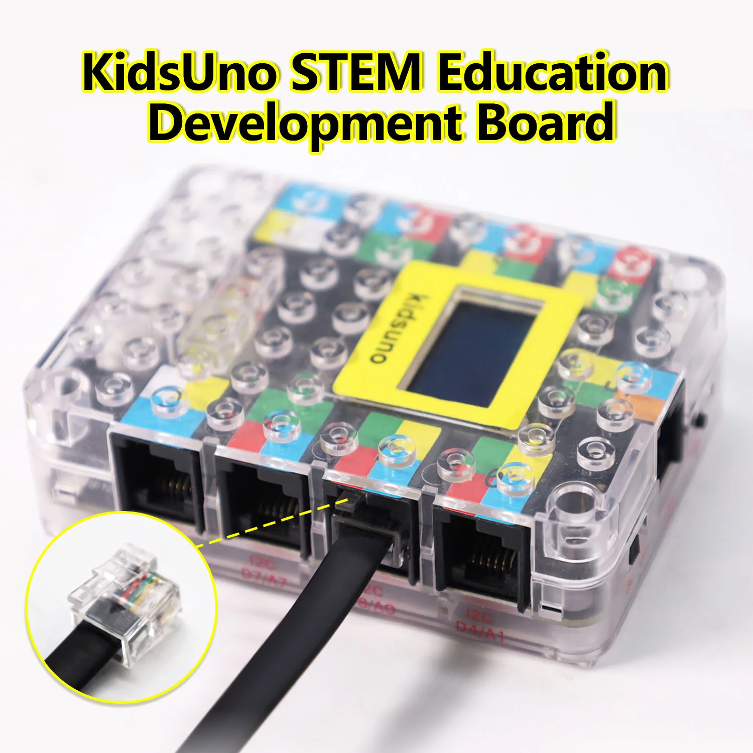 Kidsbits Smart Engineering Kit for Arduino Compatible With Lego Series Support Scratch Programming Study DIY Electronic Pack