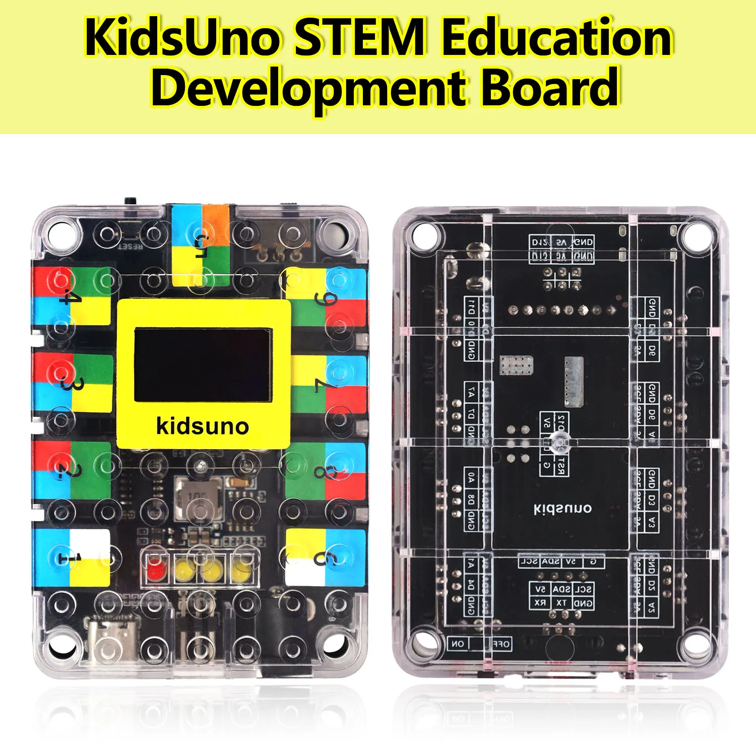 Kidsbits Smart Engineering Kit for Arduino Compatible With Lego Series Support Scratch Programming Study DIY Electronic Pack