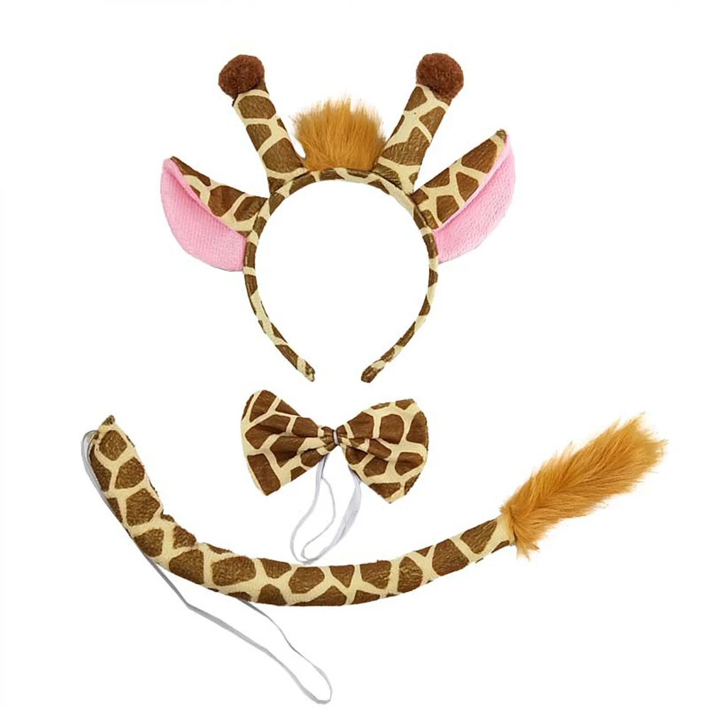Baby Girls Brown Pink Giraffe Tutu Skirt for Kids Jungle Animal Christmas Dress Up Costumes Children Halloween Birthday Outfits