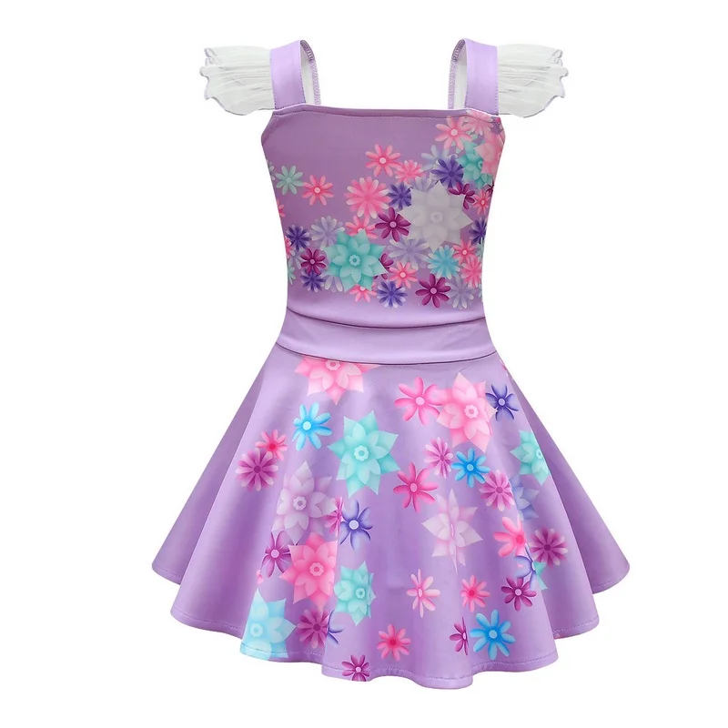 Summer Dress For Girls Mirabel Isabela Casual Dress Kids Clothes Princess Costume Vestidos