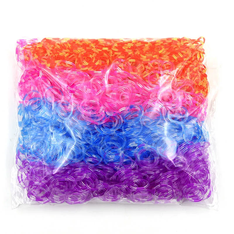 Refill Packing ! Pearl-colored Metallic Rubber Band Loom Bands Weave Bracelet DIY Arts & Crafts, Toys Accessories