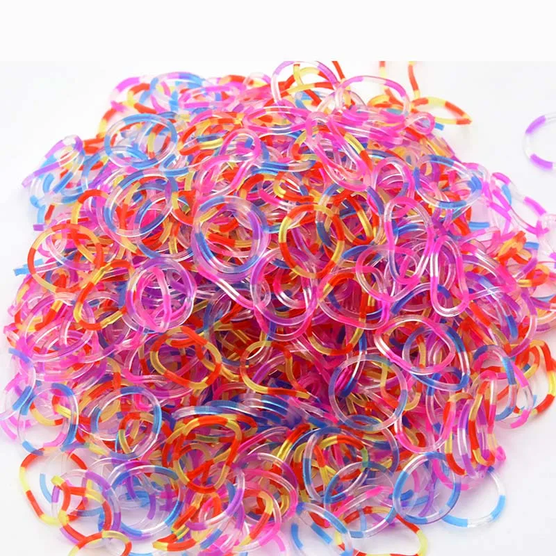 Refill Packing ! Pearl-colored Metallic Rubber Band Loom Bands Weave Bracelet DIY Arts & Crafts, Toys Accessories