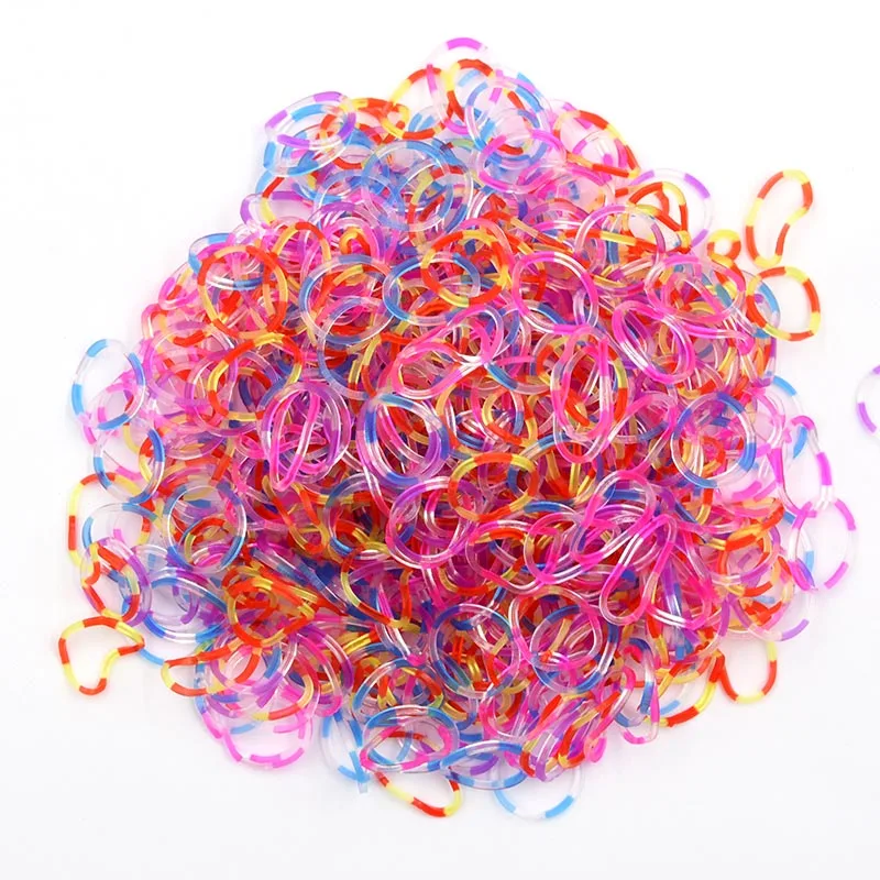 Refill Packing ! Pearl-colored Metallic Rubber Band Loom Bands Weave Bracelet DIY Arts & Crafts, Toys Accessories