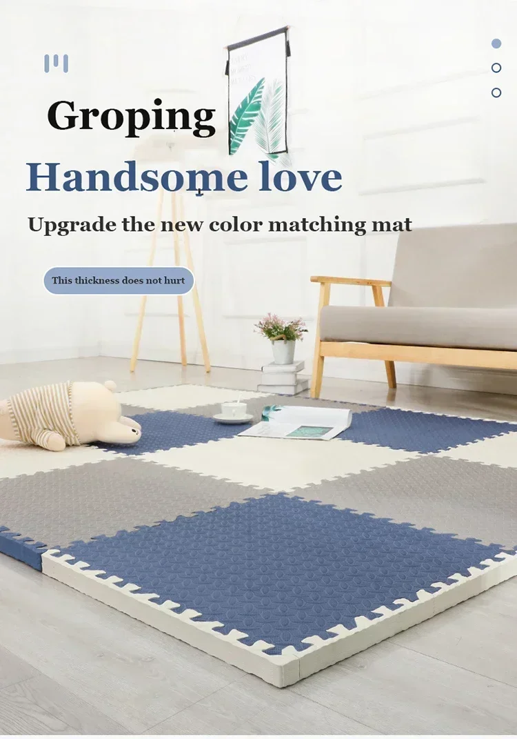 8-16pcs Foam Baby Play Mat Puzzle Mat Kids Carpet Bebe Mattress EVA Foam Baby Blanket Educational Toys Play Mat