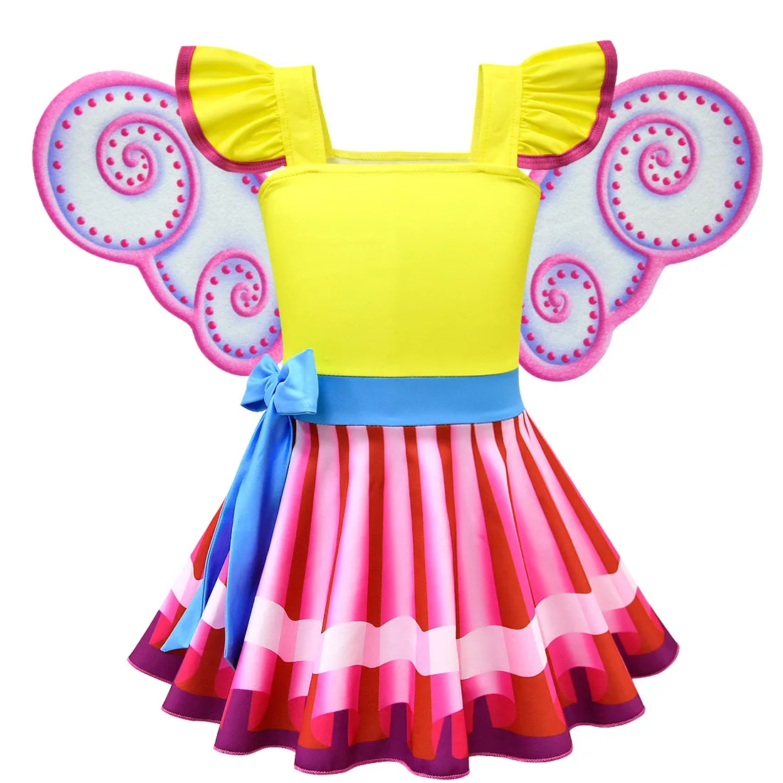 Fancy N-nancy Dresses Pants Sets Children Spring Girls Fancy N-nancy Carnival Cosplay Costume Mask Birthday Party Clothing