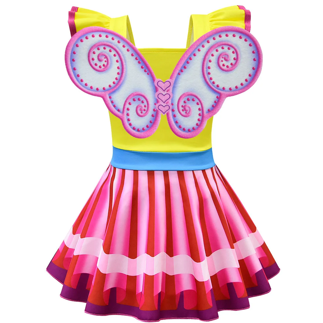 Fancy N-nancy Dresses Pants Sets Children Spring Girls Fancy N-nancy Carnival Cosplay Costume Mask Birthday Party Clothing