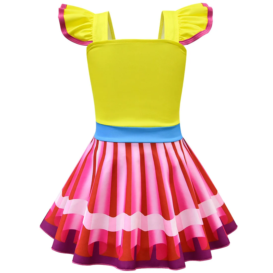 Fancy N-nancy Dresses Pants Sets Children Spring Girls Fancy N-nancy Carnival Cosplay Costume Mask Birthday Party Clothing