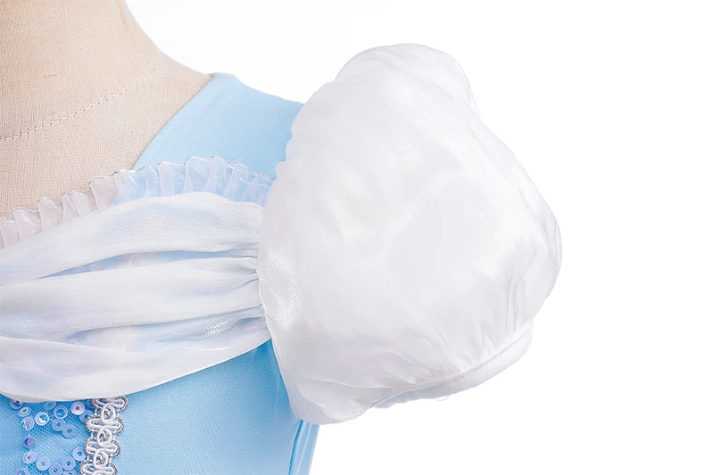 Girls Frill Sleeve Ballet Dress Dancewear Sports Gymnastics Practice Clothes Children Cosplay Costume Size 100-140