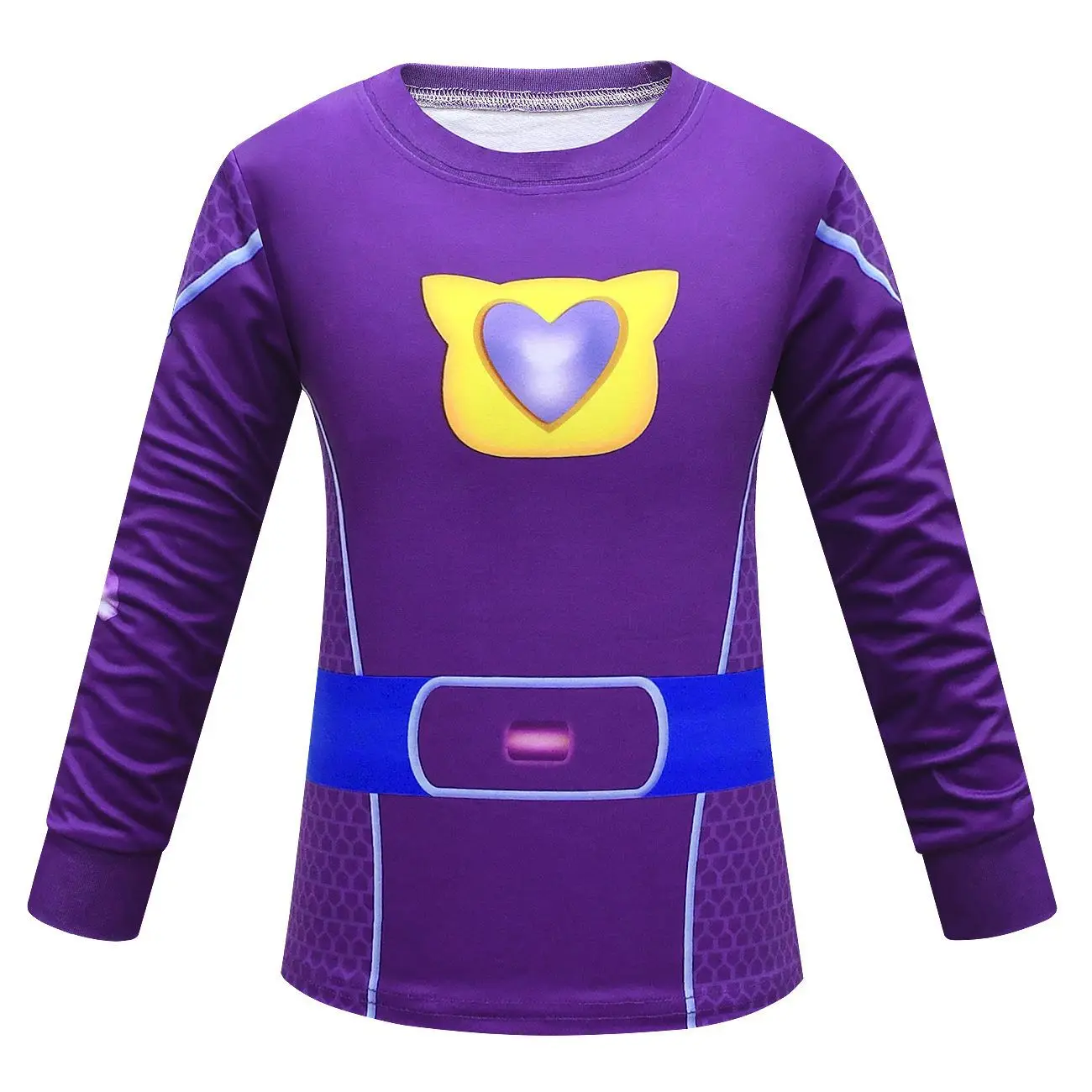 Halloween SuperKitties Game Cosplay Costume Super Kitties Anime Model Cos Clothes Sweatshirt Mask Kids Carnival Birthday Gift