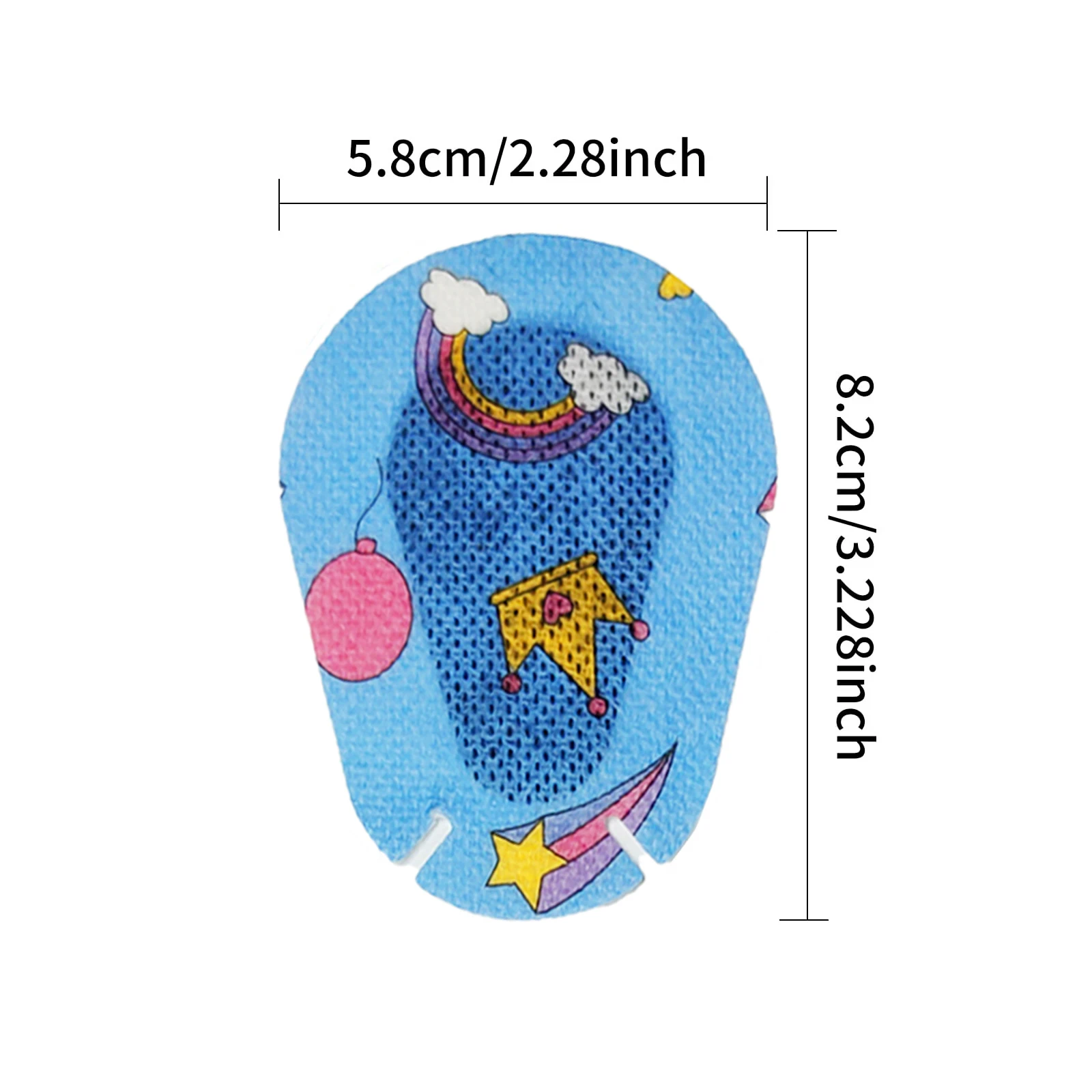 40Pcs Creative Breathable Amblyopia Eye Patch Band Aid Kids Disposable Medical Sterile Eye Pad Adhesive Bandages First Aid Kit