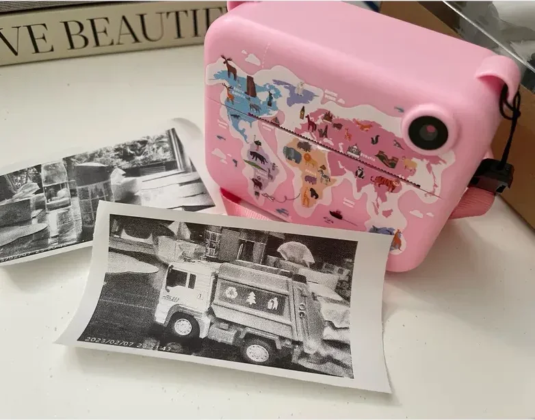 Digital Children Camera Photography Instant Print Photo Kids Video Recorder Mini Thermal Printer Video Educational Birthday Gift