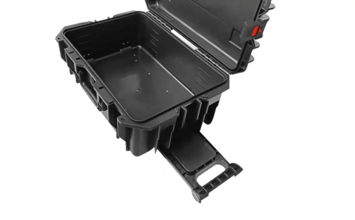 Large Tool Box ABS Waterproof Hard Carry Case Tool Box Pelican Hard Case Safety Instrument Tool Box on Wheels Tool Box Trolley