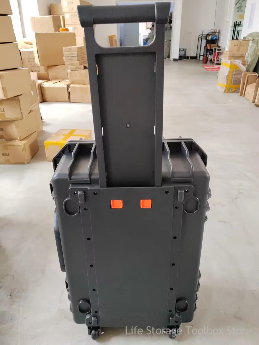 Large Tool Box ABS Waterproof Hard Carry Case Tool Box Pelican Hard Case Safety Instrument Tool Box on Wheels Tool Box Trolley