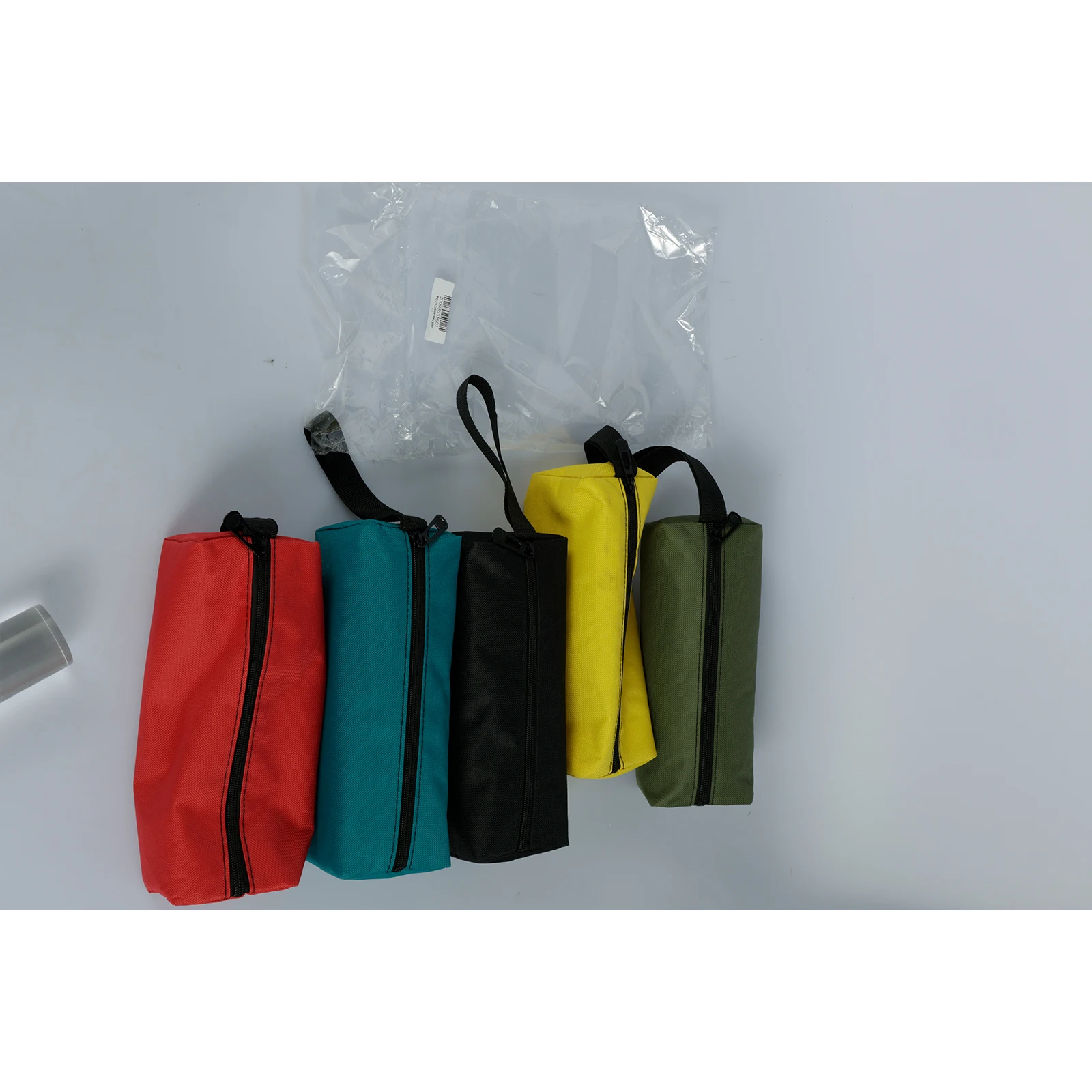 Hand Tool Bag Thick Canvas Bag for Small Tools Screwdriver Wrench Tweezers Drill Bit Organizer Bag Waterproof Zipper Pouch