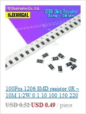 50W 100W Aluminum Power Metal Shell Case Wirewound Resistor 0.01R ~ 100K 1 6 8 10 20 200 500 1K 10K ohm resistance RX24 ibuw