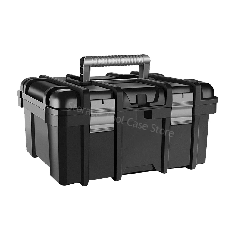 Multiple Specifications Toolbox Removable Tray Tools Storage Box with Handle Portable Stackable Tool Box Tool Bucket Organizer