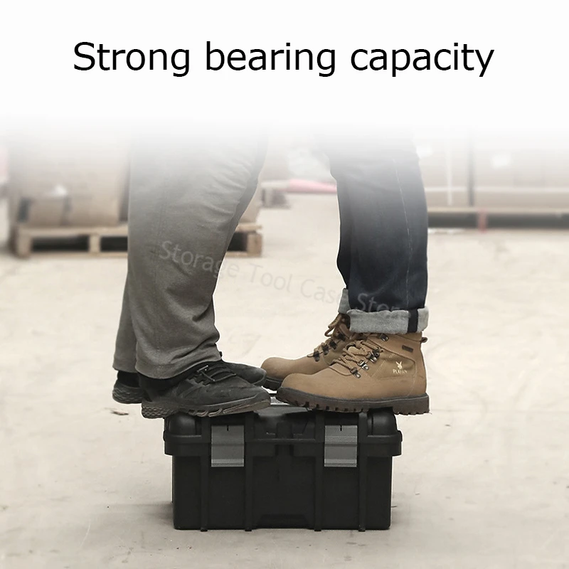Multiple Specifications Toolbox Removable Tray Tools Storage Box with Handle Portable Stackable Tool Box Tool Bucket Organizer