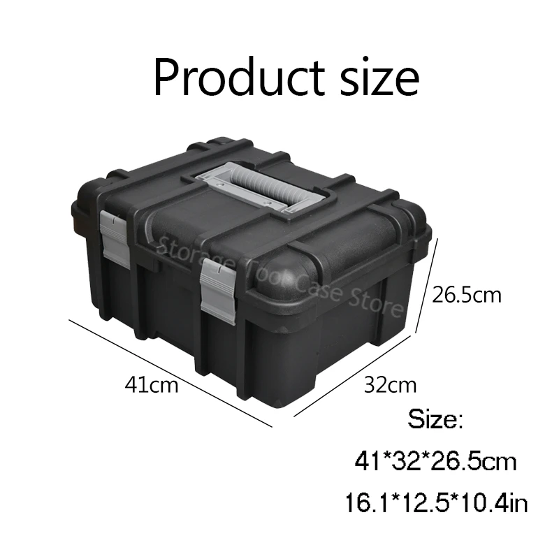 Multiple Specifications Toolbox Removable Tray Tools Storage Box with Handle Portable Stackable Tool Box Tool Bucket Organizer