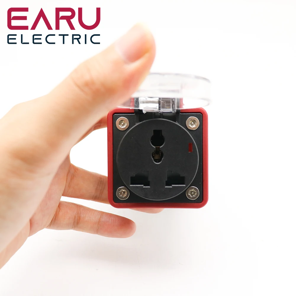 Portable EV Charging Adapter 220V Type 2 Male Plug to Schuko Socket Converter for EV Charger