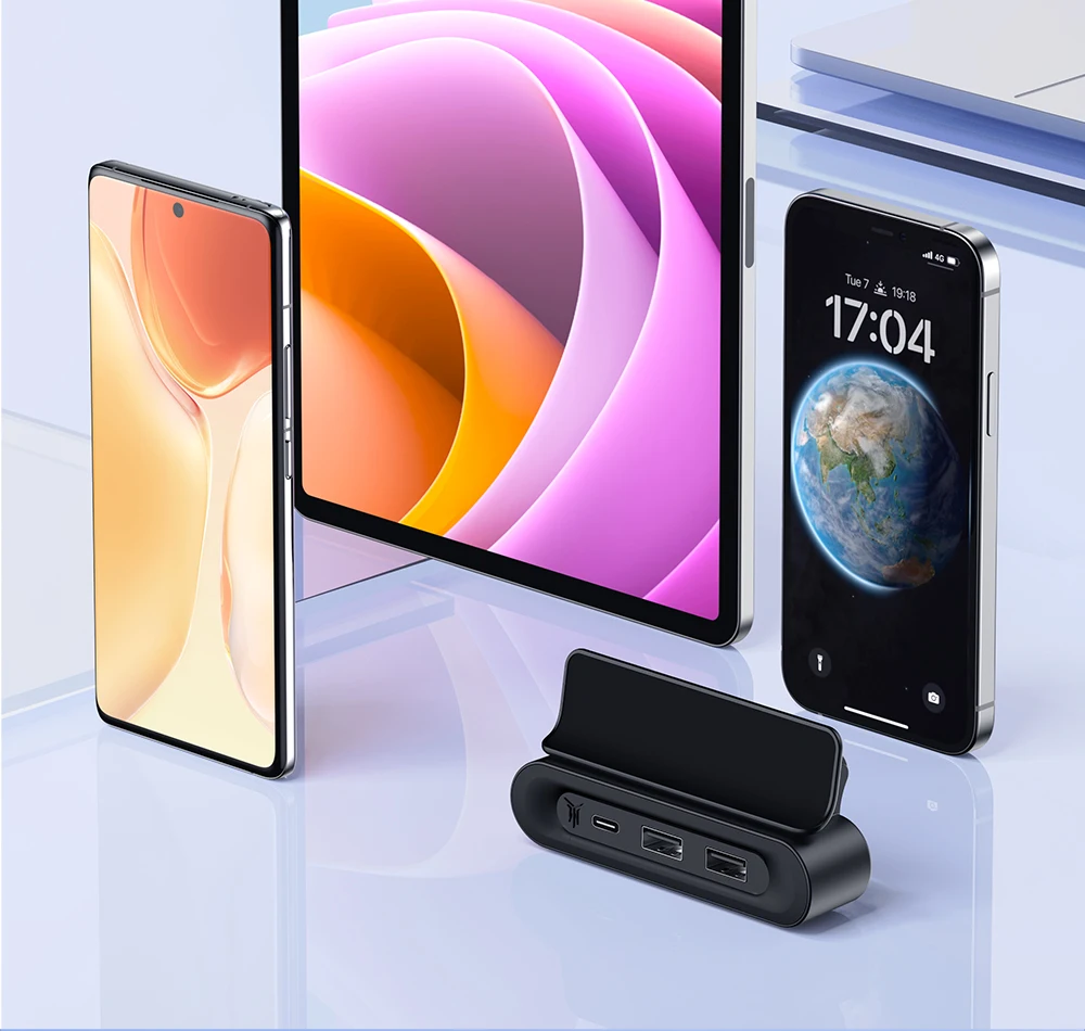 YZ For Tesla Model 3 Highland Model Y 2024 Expansion Dock Central Control Charging Shunt USB HUB Accessories Quick Charger