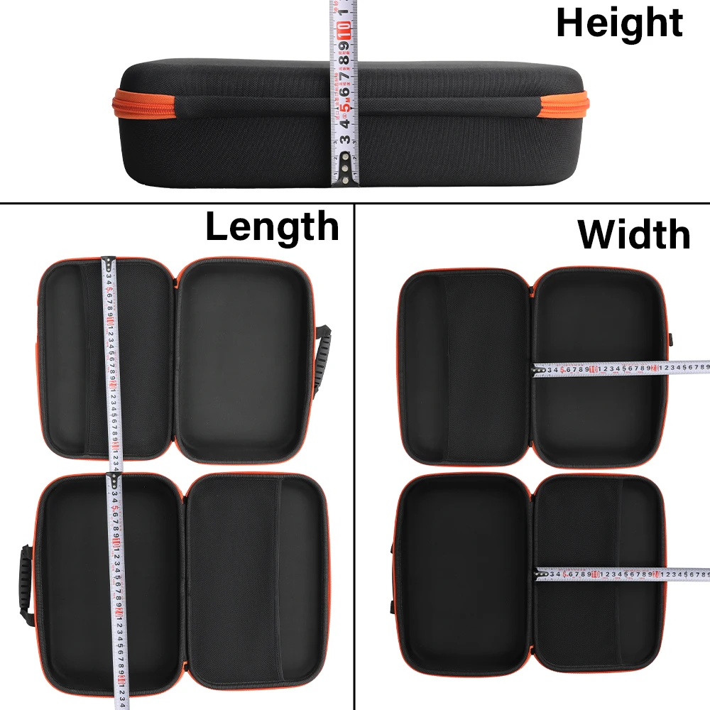 HILDA Large Capacity Tools Bag Tools Waterproof Tool Bags Electrician Hardware Tools Bag Black and Orange Multifunctional Toolki