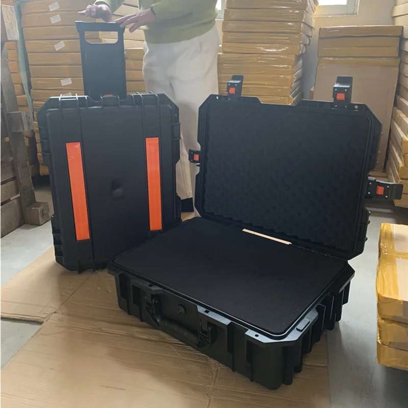 Large Tool Box with Wheels Hard Case Box Large Portable Tool Box Trolley Wheeled Safety Instrument Tool Storage Box Tool Case