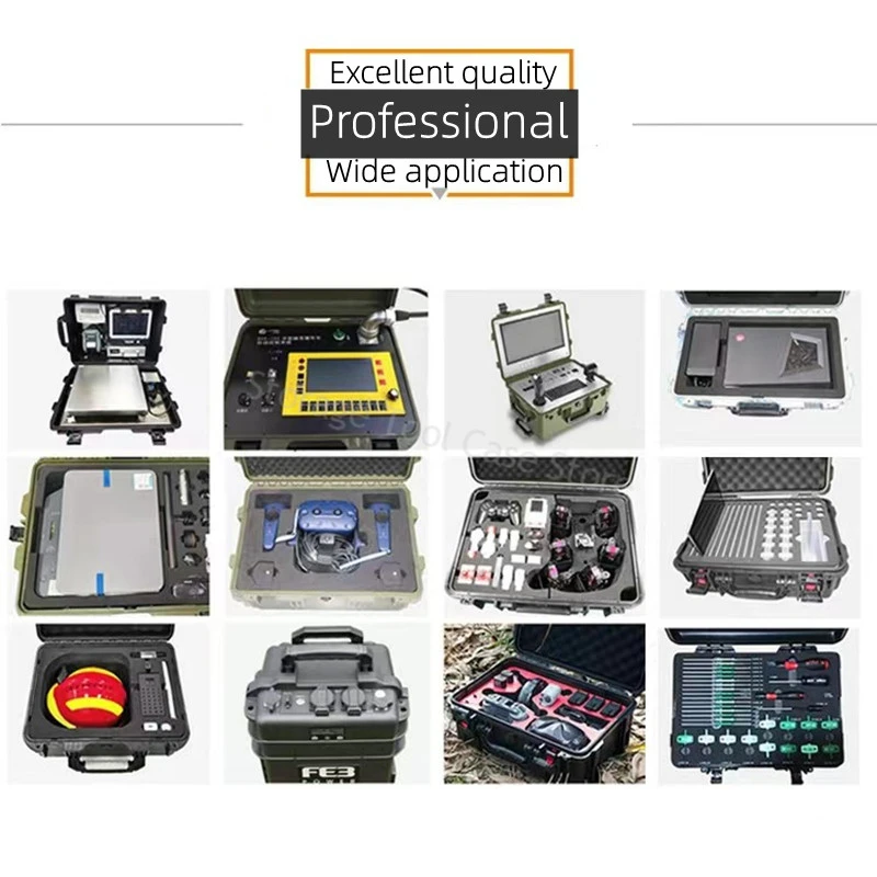 Large Tool Box with Wheels Hard Case Box Large Portable Tool Box Trolley Wheeled Safety Instrument Tool Storage Box Tool Case