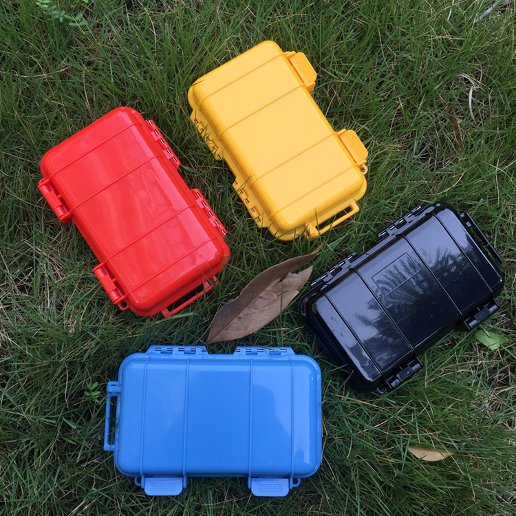 4 Color Outdoor Shockproof Waterproof Box Survival Airtight Case Holder Storage Match Tool Earphone Case Travel Sealed Container