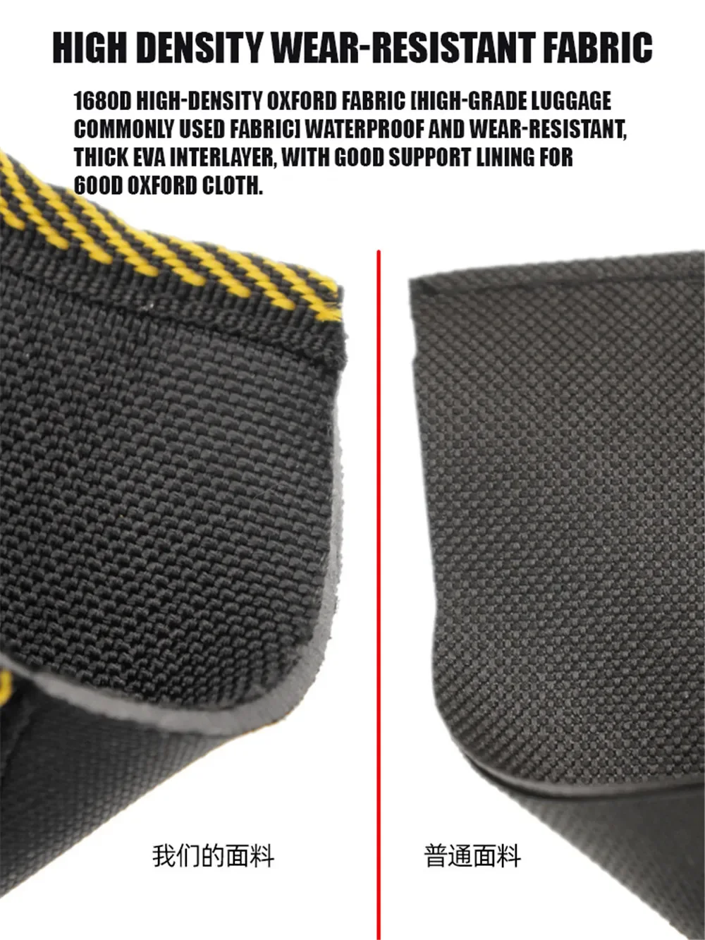 NAKIOO Nail Screw Storage Bag with Buckle Quick Hanging Can Tighten Tool Bag for Carpenter Electrician Cylinder