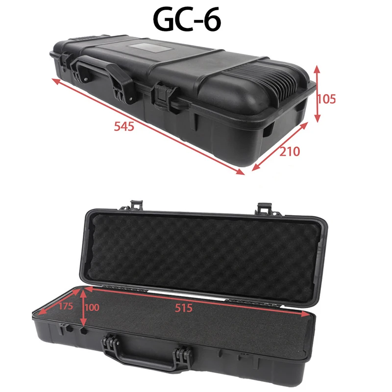 Plastic Toolbox Sealed Waterproof Equipment Box Shock-proof Instrument Case Safety Protective Tool Case Outdoor Portable Box